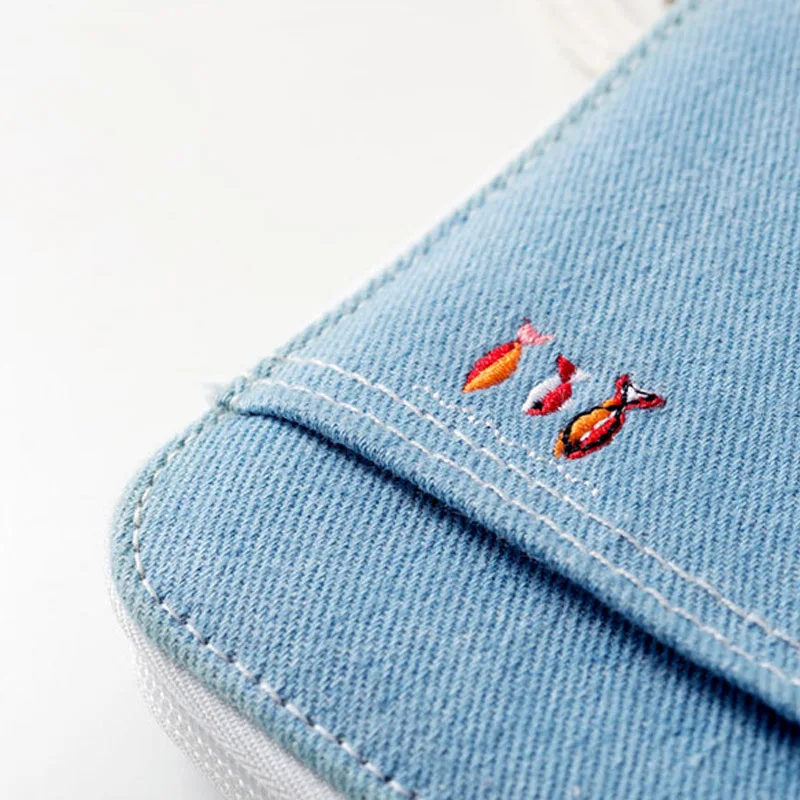 Men Women Travel Passport Cover Document Credit Card Organizer Cover Money Unisex Denim Wallet ID Card Holder Case Strap PC0048 (7)