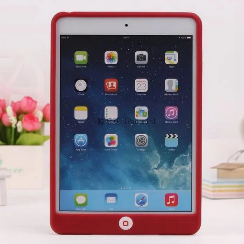 Beli Cerdas bean jelly lucu silicon soft gel karet tutup pelindung case untuk ipad mini 1 2 3 4