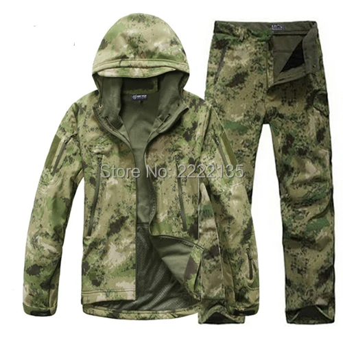 Мягкая оболочка из кожи акулы TAD V 4,0, тактическая водонепроницаемая ветрозащитная куртка+ штаны, военные пальто, верхняя одежда
