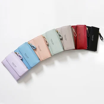 

Female Purse Clutch 2019 Tassel Women Wallet Small Cute Wallet Women Short Leather Women Wallets Zipper Purses Portefeuille