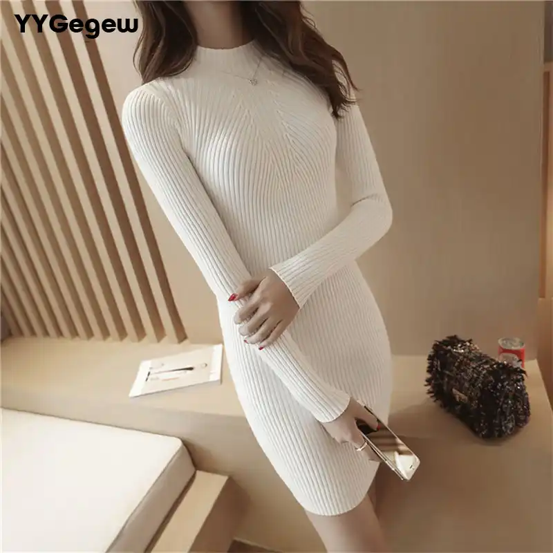 White sweater dress women Clearance