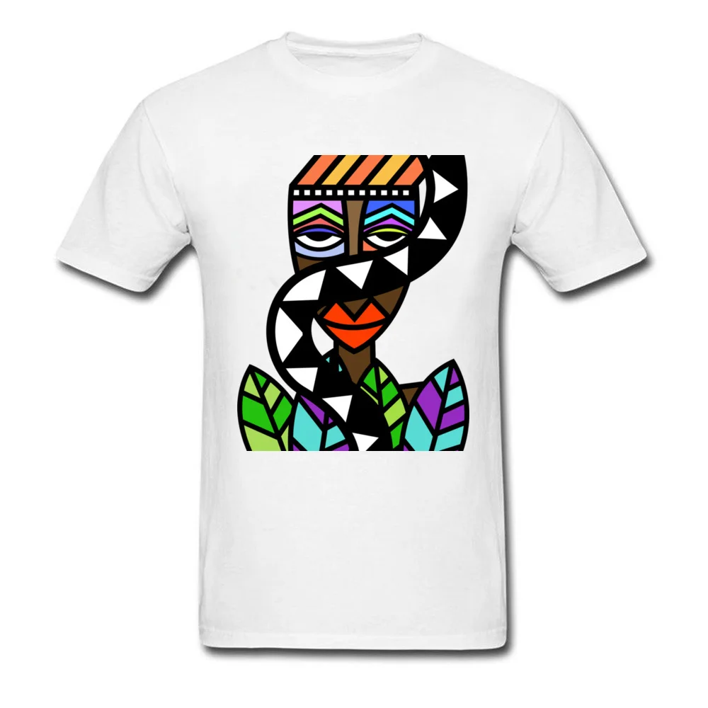 

Lasting Charm Design Men Sports T-shirt African Abstract Painting Short Sleeve Male Unique Street Wear Exotic T shirt