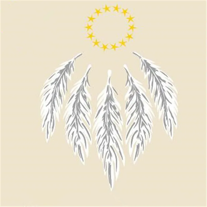 

Fashion clothes printed patch deal with it sun feathers pattern Heat transfer printing Iron on patches for clothing design logo