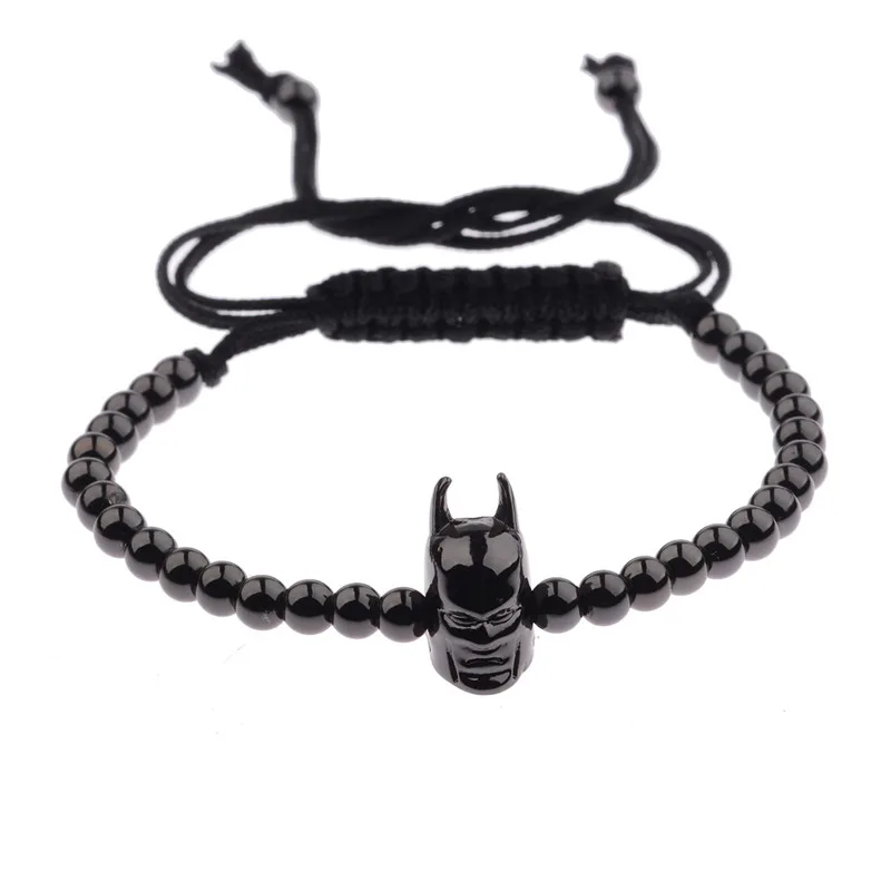 DOUVEI черный Diy дизайн Pave CZ шар браслет для мужчин женщин плетеный медный бисер макраме ювелирные изделия подарок для мужчин женщин - Окраска металла: BLACK 13