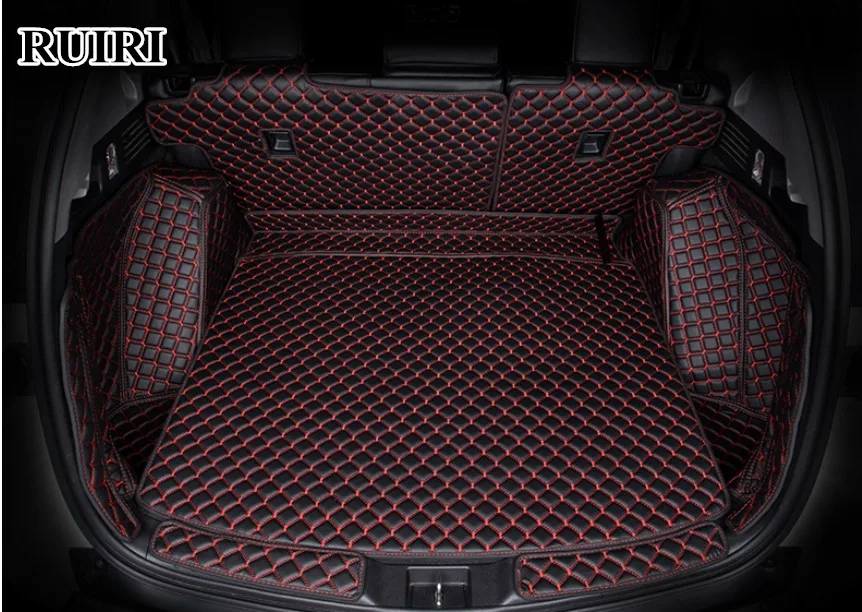 

Good quality! Full set car trunk mats for Honda CR-V 2019-2017 waterproof boot carpets cargo liner for CRV 2018,Free shipping