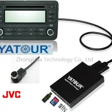 Yatour цифровой музыкальный автомобильный аудио USB стерео адаптер MP3 AUX Bluetooth для JVC головных устройств интерфейс CD Changer плеер