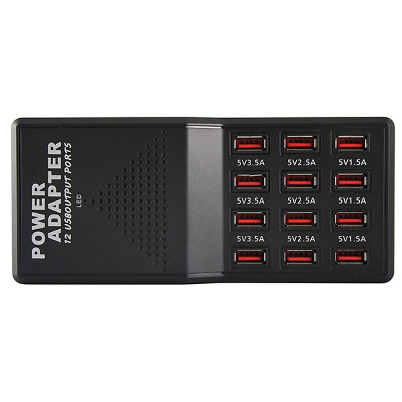Зарядное устройство USB для быстрой зарядки 12 портов