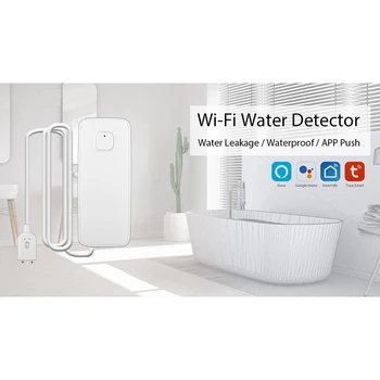 

Wifi Water Sensor Water Leak Detector Water Level Leakage Sensor Alarm Smart House Works With Alexa Google Home Ifttt