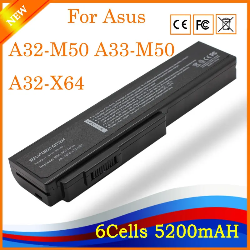 YHR Battery for Asus N53S N53SV A32 M50 A32 N61 A32 X64 N53 A32 M50 ...