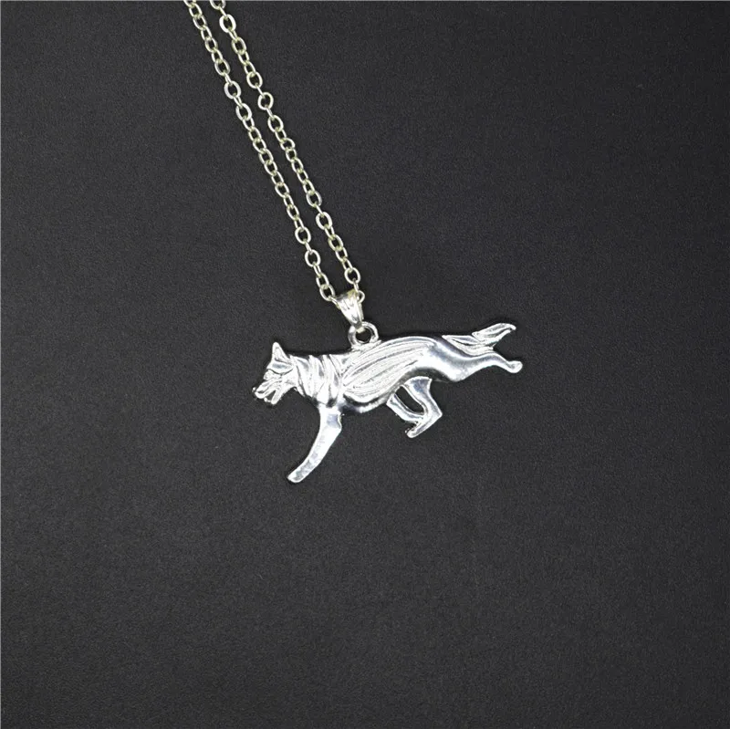 Elfin Trendy German Shepherd Necklaces Gold Color Silver Dog Jewellery Animal Pendant Women Men | Украшения и аксессуары