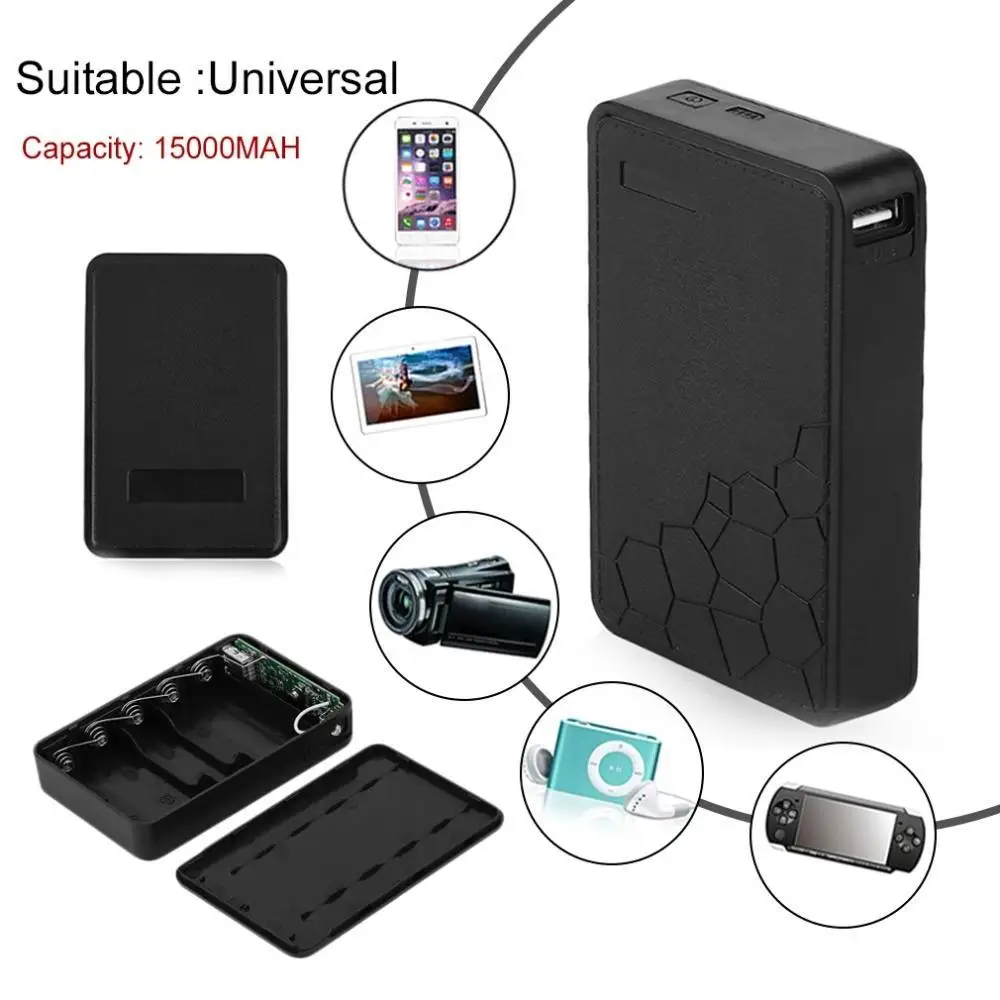 Без батареи DIY Powerbank 18650 чехол box Мобильный Внешний аккумулятор зарядное