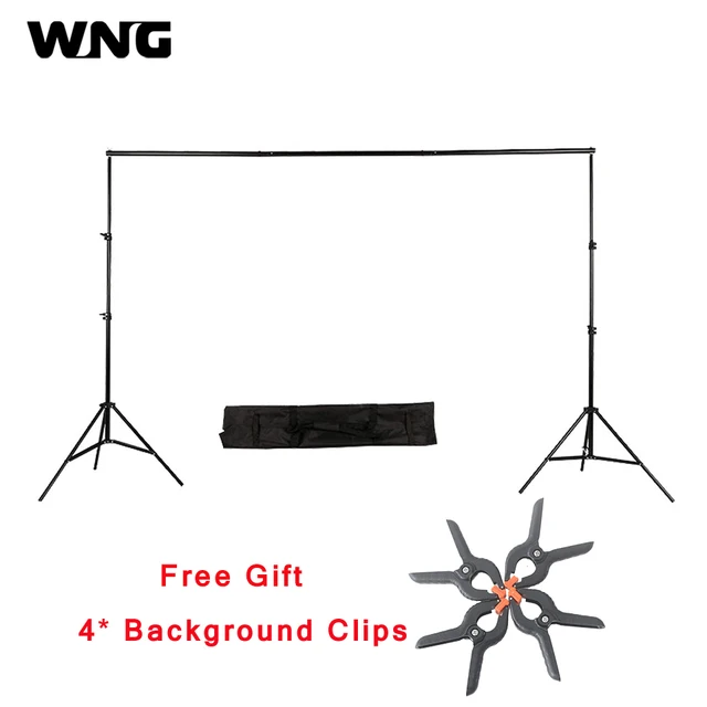 2x3m 10ft Adjustable Photo Studio Backdrop Background Support Stand Photography Background Frame Stand Backdrops Photobackground