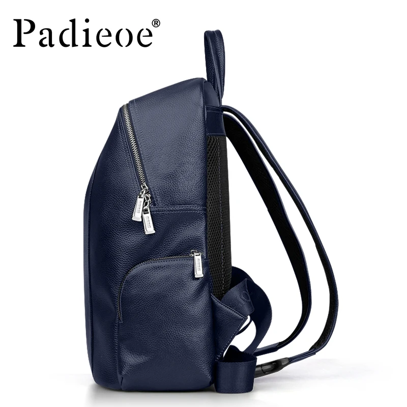 Padieoe Мужской Рюкзак bookbag Мужская сумка из натуральной кожи роскошный рюкзак для