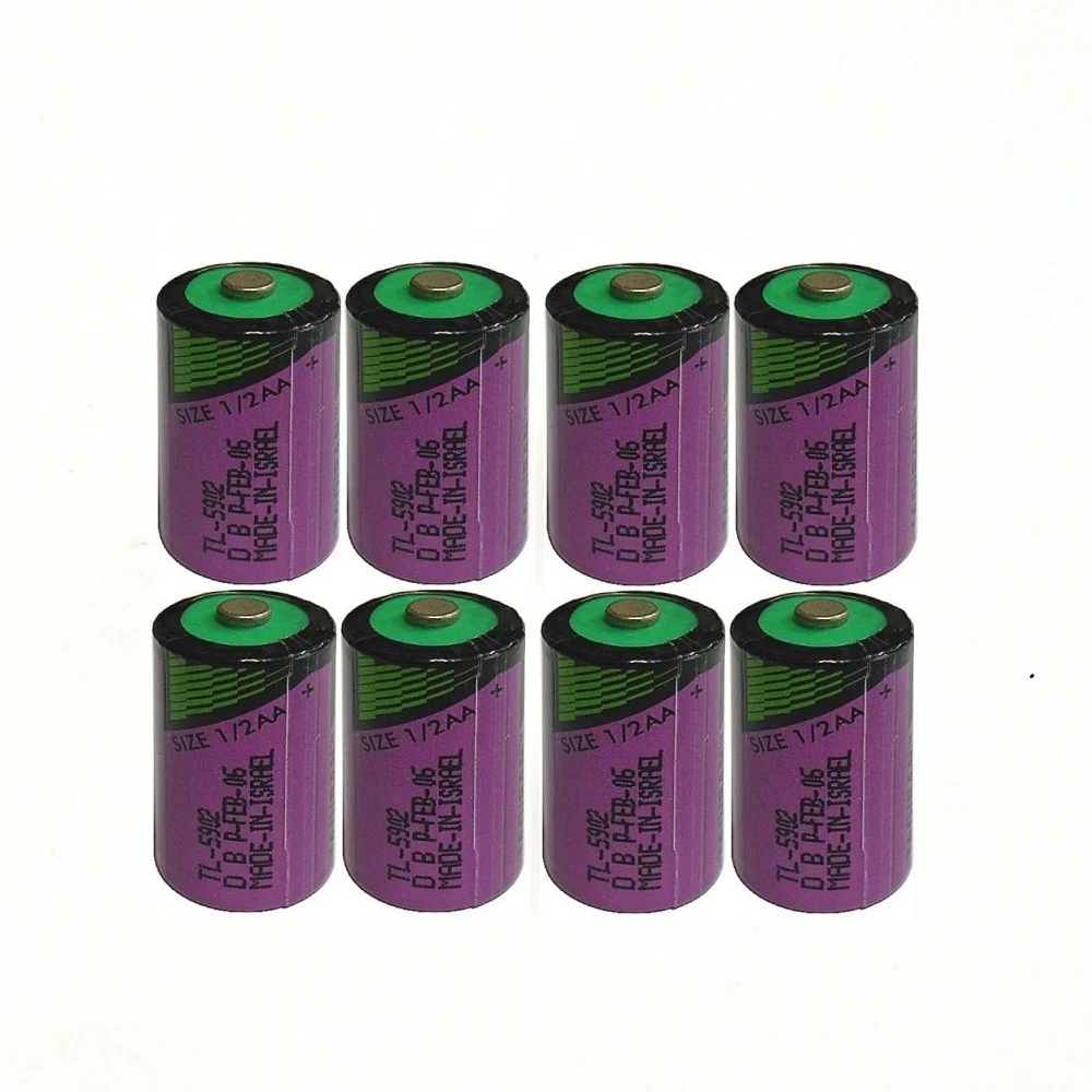8 шт./лот Высококачественная новая фотосессия 1 / 2AA ER14250 SL350 3 6 V 1/2 AA PLC литиевая