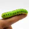 6 uds./lote de gusanos giratorios diferentes, Caterpillar falsa realista, juguete educativo, truco de simulación de insectos para gatear ► Foto 1/6