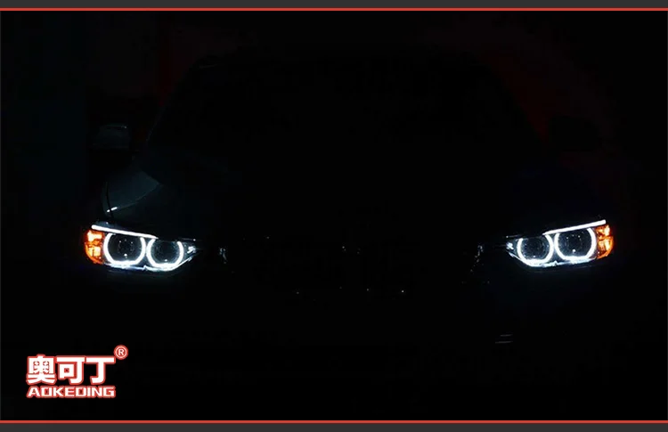 АКД тюнинг автомобильные фары для BMW 3 серии F30 320i 320Li светодиодные фары DRL Противотуманные Фары биксенон интенсивность пучка