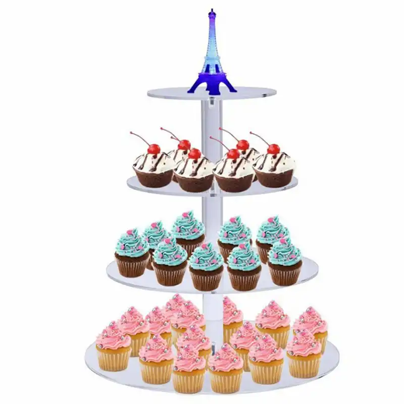 3,4,5 Tier Cake Display Stand Wedding Birthday Party CupCake Shelf Rack Holder
