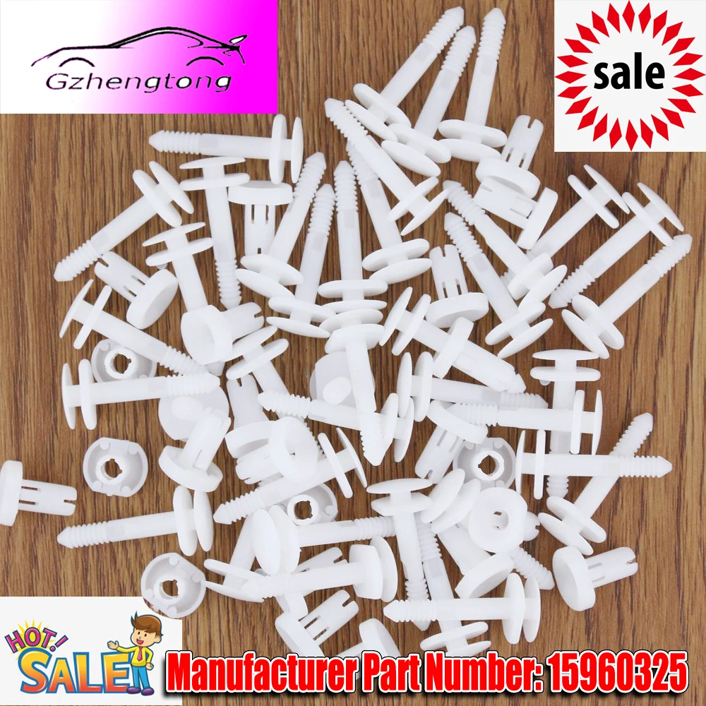 

50pcs New OE Replacement car Door Retainer Panel Clips for G M 15960325 Chevrolet C1500 C2500 K1500 K2500 Suburban Blazer Tahoe