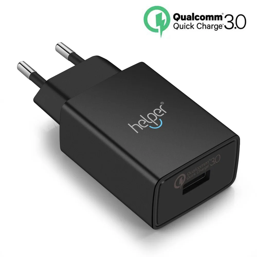 

Certified Qualcom m 3.0 Wall Charger fast Quick charge QC 3.0 Portable 18W Universal Mobile Phone Adapter