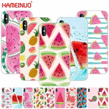 Чехол для мобильного телефона HAMEINUO арбуз дыня iphone X 8 7 6 4 4S 5 5S SE 5c 6s