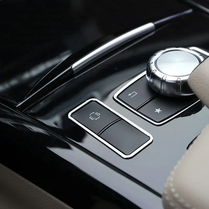 Автомобильная центральная консоль ES Button Обшивка Рамы для Mercedes Benz E Class W212 C207 E350 Coupe