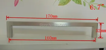

(Length:170mm) 10mm Square Bar Stainless Steel Kitchen Door Cabinet Handle Pull Knob 6.7"