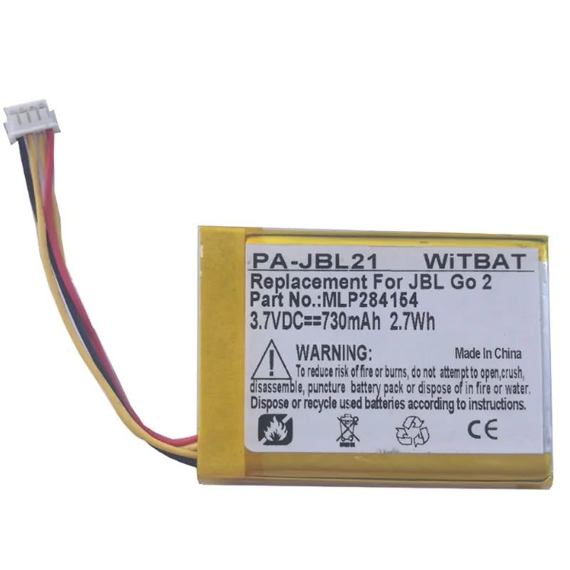 

Battery for JBL GO 2 II Player Speaker New Li-polymer Rechargeable Accumulator Replacement 3.7V 720mAh AEC402933