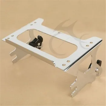 

Motorcycle Detachable 2-up Pack Mounting Rack For Harley Tour Pack Touring 97-08 chrome/black