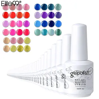 

Elite99 Beauty Choices Colored 3D Nail Gel Polish New Design Soak Off Color From 241 UV Gel Polish Collection 15ml