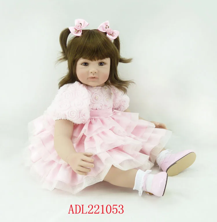 

22" Lifelike Adora Toddler Dolls Baby Doll That Looks Realistic & Lifelike Baby Doll Girls Baby Soft Vinyl GIFT For Ages 6+