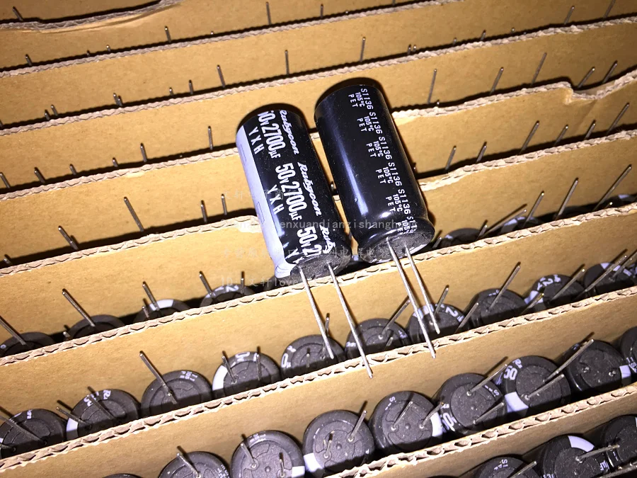 2015 25pcs Rubycon original Japanese ruby capacitor 50V 2700UF 18X40