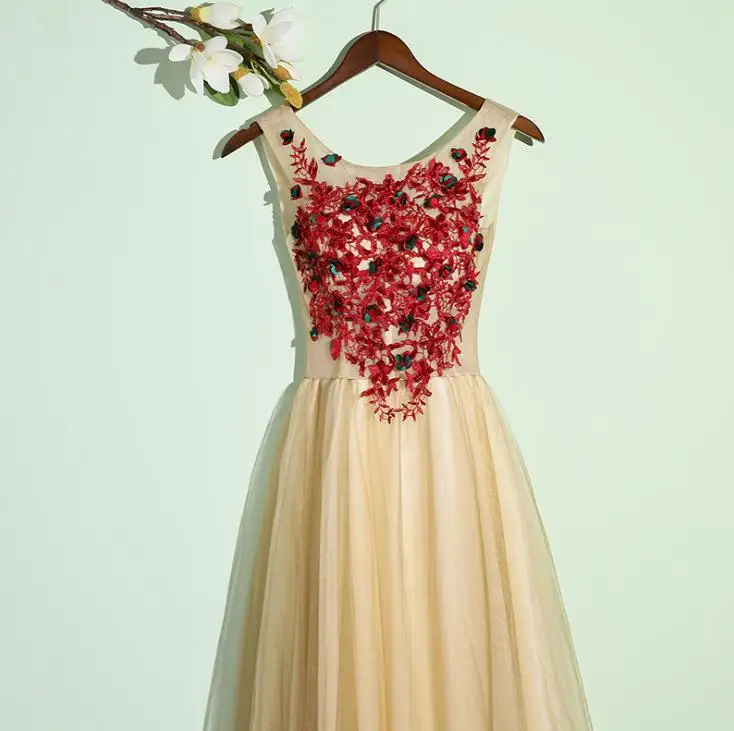 VENSANAC 2018 O Neck Flowers Appliques A Line Long Evening Dresses Elegant Party Lace Backless Tulle Prom Gowns VENSANAC 2018 O Neck Flowers Appliques A Line Long Evening Dresses Elegant Party Lace Backless Tulle Prom Gowns