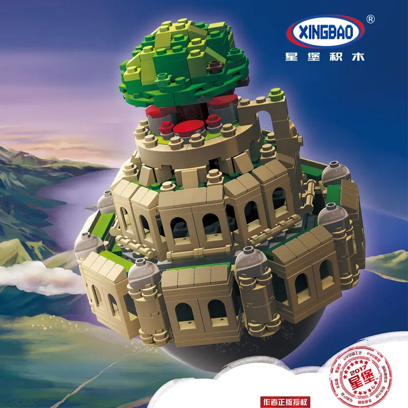 XingBao-05001-1179Pcs-Genuine-Creative-MOC-Series-The-City-in-The-Sky-Set-Children-Educational-Building (3)