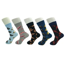 Men Women Colorful Happy Socks Casual Crew Cotton Socks For All Seasons HSAG5 sewing for all seasons