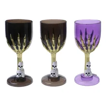 OOTDTY 1 PC créatif Halloween crâne griffe gobelet coupe de vin pour fête barre déguisement déguisement 8x18cm