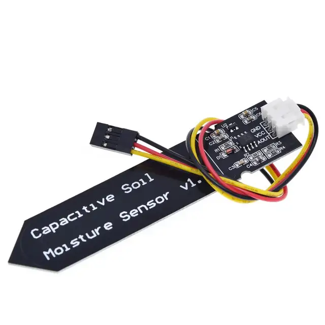 Capacitive Soil Moisture Sensor Module Not Easy to Corrode Wide Voltage Wire 3.3~5.5V Corrosion Resistant W/ Gravity for Arduino - Image 2
