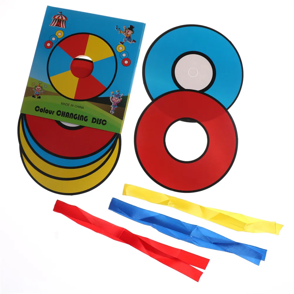 

1 set Color Changing Stage Street Magic Trick Magic CD Close Up Props Paper Bag
