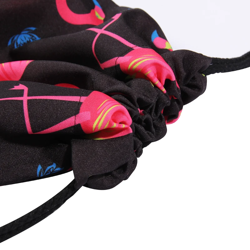 Jom Tokoy Новый 3d кожа нижней шнурок сумки для женщин шнурок рюкзаки Фламинго Mochila Feminina Escolar