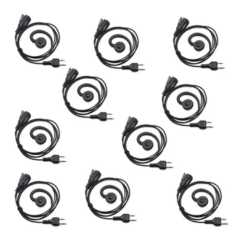 

10Pcs Single Wire Headset Earpiece Microphone for Midland Radio LXT118 LXT118VP LXT560VP3 75-822 75-786 G5 G7 Walkie Talkie Accs