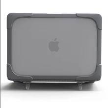 Новейший дизайн ударопрочный жесткий чехол с подставкой для MacBook air 11 13 Pro 13 15 retina 12 13 15 Пластик& ТПУ защелкивающийся чехол