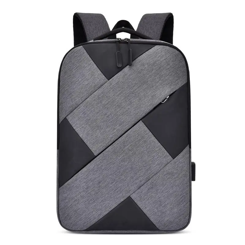 Модный мужской рюкзак, практичный контрастный Рюкзак Mochila, школьная сумка, повседневный рюкзак, сумка на плечо ранец, рюкзак для путешествий - Цвет: Gray