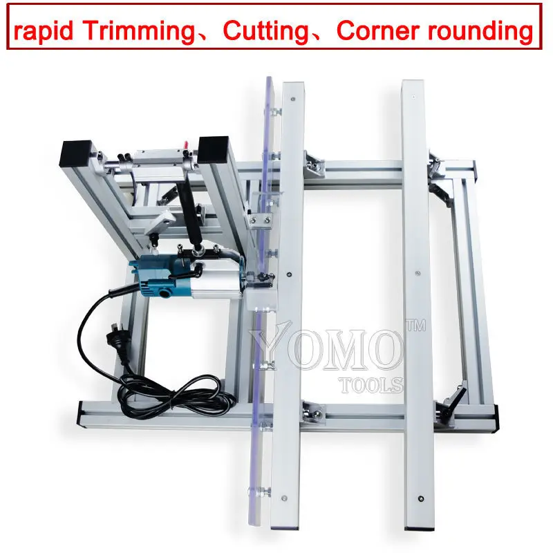 

Convenient and affordable woodworking machinery edge trimmer machine cutting and corner rounding
