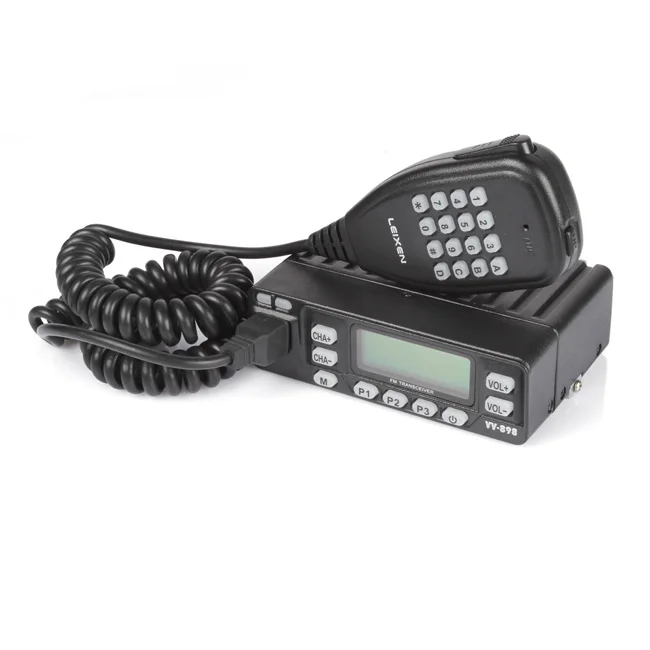 LEIXEN VV-898 FM двухдиапазонный приемопередатчик VHF/UHF 136-174/400-470MHz Kit 10W Мобильный автомобильный двухсторонний радиоприемник любительский уличный