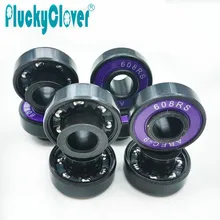 8pc Extended inner race bearing 608 Skateboard Bearing with Integrated Spacer ABEC9 Hoverboard Waveboard Longboard wheel Bearing