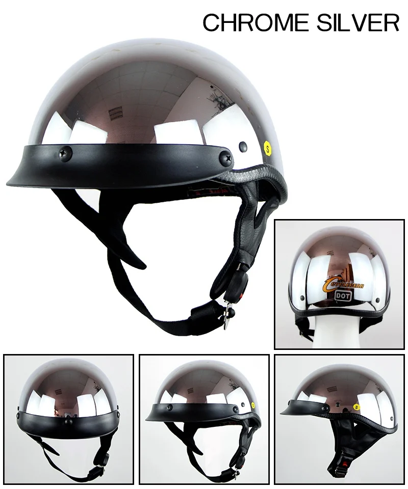 Мотоциклетный шлем с черепом Немецкие Шлемы моторные велосипеды Casco скутер Capacetes DOT Мотор велосипед полулицевой шлем 103