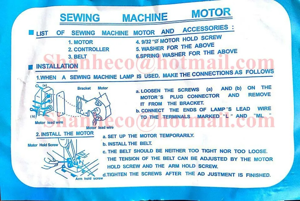 Ac220v бытовая швейная машина мотор+ педаль переключатель кнопочный переключатель