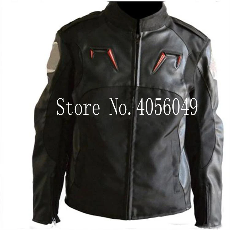 

New Arrival Motocycle Jacket Motocross PU Oxford A stars Ricing Jacket with Back Cowl and Protectors chaqueta moto hombre