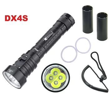 

Solarstorm DX4S LED Diving Flashlight 4x * L2 4L2 Underwater 18650 26650 Torch Brightness Waterproof 100m Light Led Torch