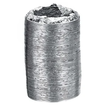 

3 Meter Length 100Mm/4 Inch Fresh Air System Flexible Aluminum Exhaust Duct Pipe Air Ventilation Pipe Hose for Bathroom