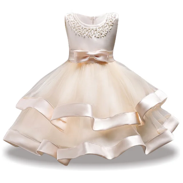Летняя одежда для маленьких девочек Детские платья для девочек, праздничное платье Элегантная детская одежда платье принцессы на свадьбу для детей 3, 6, 7, 10 лет